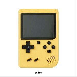 Retro Portable Yellow Mini Handheld Video Game Console 400 In 1